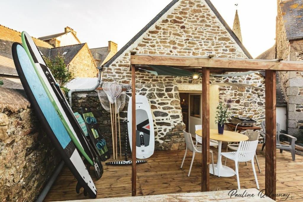 Ty Ar Mor Maison De La Mer, A 40 M De La Plage Saint-Michel-en-Grève المظهر الخارجي الصورة