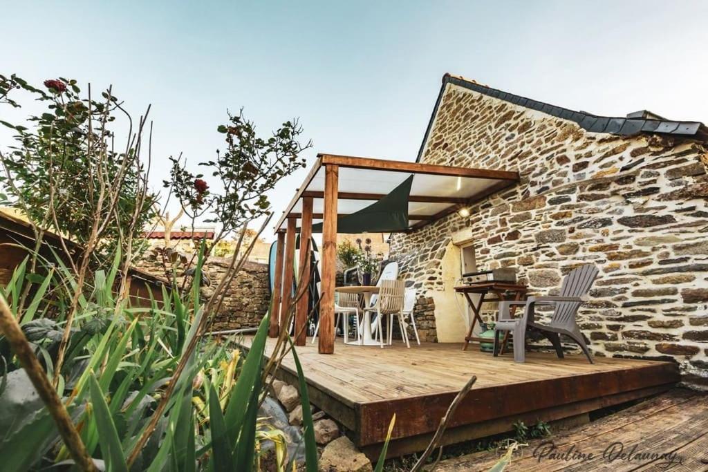 Ty Ar Mor Maison De La Mer, A 40 M De La Plage Saint-Michel-en-Grève المظهر الخارجي الصورة